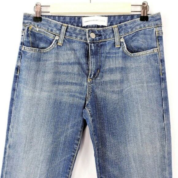 Paper Denim & Cloth 2-KAT-43 Distressed Bootcut Denim Mid Rise Jeans Women's 29 - Picture 2 of 8